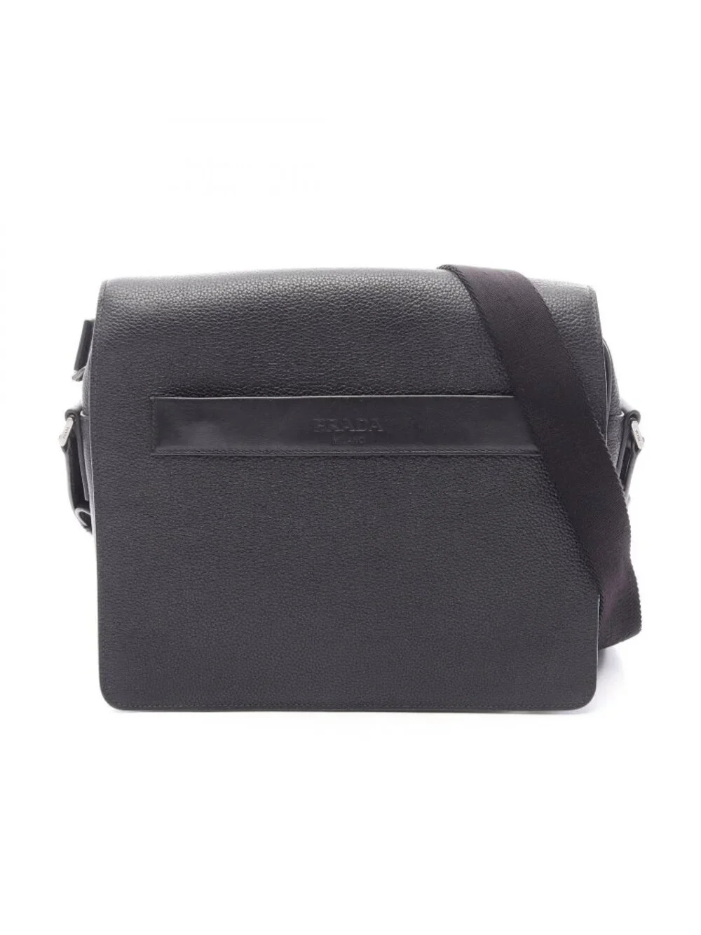 Prada Shoulder Bag Toro Nero Leather